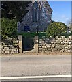 SO5005 : Church Street entrance to the churchyard, Trellech, Monmouthshire by Jaggery