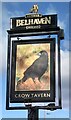 NS6070 : Sign for the Crow Tavern by Richard Sutcliffe