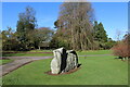 NX7560 : Sculpture at Threave Gardens by Billy McCrorie