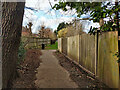 Public footpath 1dEG, East Grinstead