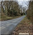 East along the B4293 Itton Road from Howick towards Chepstow