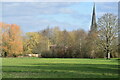 Recreation ground beside the River Nadder at Harnham