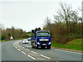 SH5266 : Truck on the Y Felinheli Bypass (A487) by David Dixon