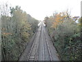 The line to Yatton station