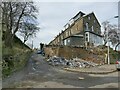 Alley behind houses on Bradford Road