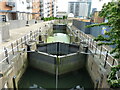 City Mill Lock from Blaker Road, Stratford, London