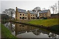 Canalside houses at bridge  #27, Macclesfield Canal