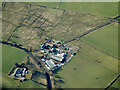 Thirdpart Hall farm from the air