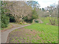 Footpath 57EG crosses Brooklands Park, East Grinstead