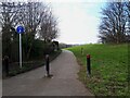 Cycle path across Alverthorpe Meadows