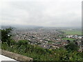 Looking down on Stirling from the Wallace Memorial