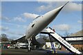 TQ0662 : Brooklands - Concorde 202 G-BBDG ('Delta Golf') by Rob Farrow
