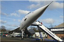 TQ0662 : Brooklands - Concorde 202 G-BBDG ('Delta Golf') by Rob Farrow