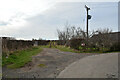 Track and road junction, Coquet Moor House