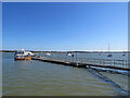 Waldringfield: the boat yard landing stage