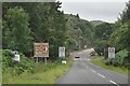 A837 entering Lochinver