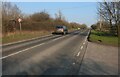 The A422 coming out of Brackley