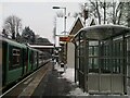 Kenley Station in the snow