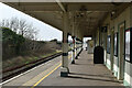 On the platform at Seaford Station