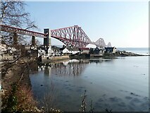 NT1380 : North Queensferry and the Forth Bridge by Oliver Dixon