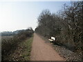 Course of railway line from the former Bilsthorpe Colliery