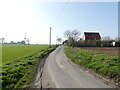 Looking back to Felmingham Road and dwellings