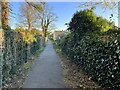 Footpath down to the Wellingborough Road