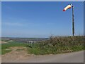 Wind sock at Eggesford Airfield