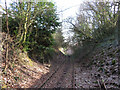 Disused railway in Pontyberem