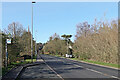 A442 approaching Quatford in Shropshire