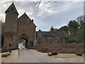 SJ5357 : Peckforton Castle Lodge by David Robinson