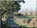 Chapel Lane near Stanmore in Shropshire