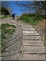 Steps on the Fife Coastal Path at Dysart