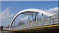 SO9198 : The Wolverhampton Wishbone Bridge by Roger  D Kidd