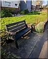SO3204 : Wooden roadside bench, Penperlleni by Jaggery