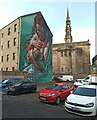 Mermaid mural, Greenock