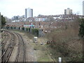 Houses on the tracks