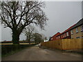 Roadway and public footpath on the edge of Bestwood Village