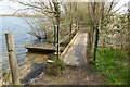 SU0593 : Footbridge on the Thames Path by Philip Halling
