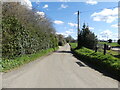 Swanton Abbott Road with road name