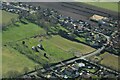 North Somercotes Cemetery: aerial 2022