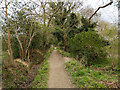 Path parallel with bridleway 371, Horley