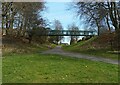 Bridge over a footpath