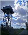 TQ9992 : Water tower, Foulness by Paul Jones