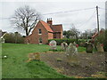 Churchyard and cottage, Thornton