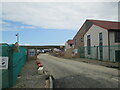 Access  into  a  building  site  at  Filey  Field