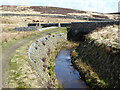 SD9633 : The Pennine Way near Black Clough Hill by Dave Kelly