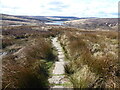 SD9734 : The Pennine Way near Dean Stones Edge by Dave Kelly