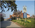 Outside the Bell at Walberswick