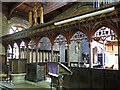 NY9365 : The Church of St John of Beverley, St John Lee - rood screen by Mike Quinn
